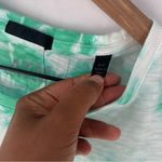 ATM Slub Knit Cotton Kelly Green Tie Dye Long Sleeve Crew Neck Tee NWT Size S White Photo 4