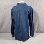 Vintage Bobbie Brooks Women'sCotton Denim Floral Embroidered Tunic Blouse Size M Blue Size M Photo 3