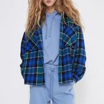 ZARA  Plaid Oversized Overshirt Photo 0