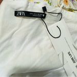 ZARA Bloggers Fav Multicolor Floral Sweetheart Neckline Mini Dress Sz L Cotton Photo 12