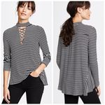 Jack by BB Dakota Jack BB Dakota Lace Up Front Top New With Tags Photo 1