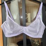 Savage X Fenty Sheer bra Lavender Glissenette Bralette metallic shimmer logo Purple Size M Photo 4