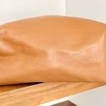 CELINE Soft Calfskin Leather Shoulder Bag & Pouch Set Mellow Orange Black Photo 15