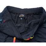 Feeling pound unisex medium black shorts rainbow drawstring loose fit comfy Photo 2