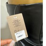 Klesis Women's Black Faux Leather Strapless Mini Dress Size S, NEW $44 Photo 4