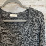 Bobbie Brooks Womens 1X Dress Sweater Black Grey Stretch Knee Length Long Sleeve Gray Photo 1