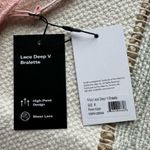 Knix Lace Deep V Bralette Bra Rose Water Pink Women’s Size Medium Photo 5