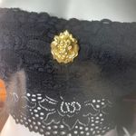 Head Gold Tone Lion Face Brooch Photo 2