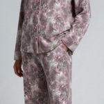 SKIMS  NWT Long Sleep Pajamas SET Bloom Mini Multi Animal Size L Photo 0