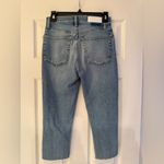 RE/DONE REDONE Originals 90s High Rise Ankle Crop Frayed Hem Light Dusk Destroy Size 26 Photo 3