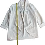 Aritzia Wilfred Women’s Size M Oversized Slouchy Blazer Cream Crepette Old Money Photo 12