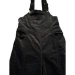 Anthropologie  Pilcro and The Letterpress Velvet Overalls Black Size 26 Petite Photo 7
