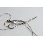 Lia Sophia  Casual Stunning Silver Tone Snake Chain Teardrop Pendant Necklace Photo 2