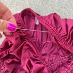 Vintage Merlot maroon ruffle pleat Pettipants bloomers sissy square dance shorts Red Size L Photo 8