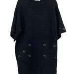 Beauty Women Black Grommet Dress Sz S/M Photo 0