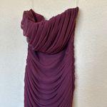 House Of CB  Sapphire Wine Gathered‎ Maxi Dress NWOT size XS   $239 Photo 3