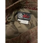 80s leather paisley maxi skirt M Aline stretch Ranch hippie Western Ranch boho Brown Size M Photo 2