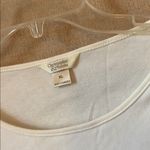 Christopher & Banks  White Scoop Neck Top xl Photo 2