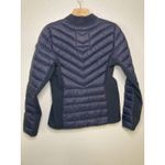 Hollister Size S Womens Navy Blue Full Zip Duck Down Puffer Jacket Ribbed Photo 4