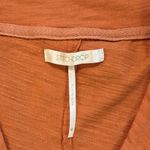 Stitch Drop Cross Over V Neck Dress Orange Size M Photo 3