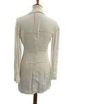 Stella McCartney Cream Dress Rayon Silk Size 38 / US 8 Photo 5