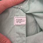 Frank & Eileen  Frank Green Cotton Micro Check Button Up Long Sleeve Shirt Photo 5