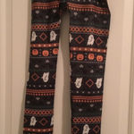 No Boundaries  NOBO Women's Juniors Graphic Leggings Pants Halloween Size M 7/9 Photo 0