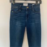 frame denim  Le High Straight Step Cut Hem in Murrayfield Wash Jeans Size 26 Photo 4
