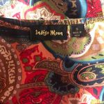 indigo. MOON Colorful Design Beaded Blazer Jacket S Photo 7