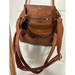 New Directions Women's Brown Large Leather‎ Tote Bag Photo 4