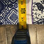 Chico's Chico’s Blue & White Patchwork Maxi Skirt Size 0 (Fits 4-6) Boho Travel Resort Photo 10