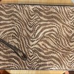 Banana Republic Leather Animal Print Clutch/Wristlet Photo 1