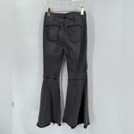Free People WOMEN'S HIGH RISE DARK WASH JUST FLOAT ON FLARE JEANS size 26 Photo 3