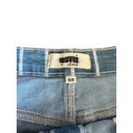 Ymi Jeans Women's Blue & White Stripped Short Jean Skirt Photo 3