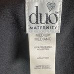 Duo Maternity black notched vneck career maternity dress size medium Photo 3