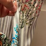 Tolani  Silk Floral Striped Henna Romper Photo 5