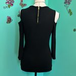 INC  brand Long sleeve cold shoulder fitted top w zipper Photo 3