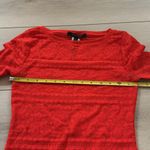 BCBG Maxazria Long Sleeve See Through Eyelet Top Wylie Photo 2