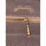 Prestige Vintage suede brown bag with gold hardware & flap closure Photo 8