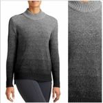 Athleta  Sunset Merino Wool Grey Ombre Sweater Mock Turtleneck Women's Large Photo 1