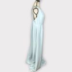 Mac Duggal IEENA for  One Shoulder Jersey Mermaid Gown Women's 12 Blue NWOT Photo 4