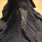 Pretty Good  Y2K MallGoth Grunge Black lace button up Blouse Size Large Photo 3