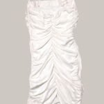 Rumer The Label Dress Mecca Mini 100% Linen Bodycon Going Out Party White Small Photo 0