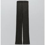 ZARA  metallic thread knit pants medium 3859/006 Photo 5