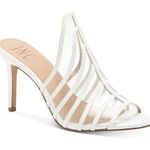 International concepts INC Lavel Vinyl White Mule Shoes Size 7 Photo 0