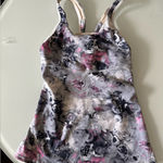 Lululemon  athletica Floral Tank Top - Pink and Gray Photo 0