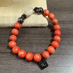 Rustic Cuff  Red Jasper Hematite Bead Bracelet Photo 2