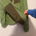 We The Free Free People Like New Green Quarter Zip Sweater: Size- Small Photo 5