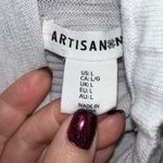 Artisan NY Artisan N.Y. light grey cowl neck tunic sweater with long sleeves size large Photo 7