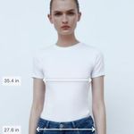 ZARA Satin Effect Crop Shirt (Size M) Photo 4